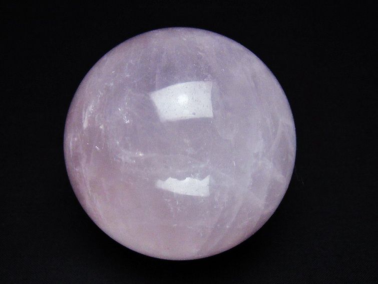 ローズクォーツ 丸玉 67mm [t456-15418] 1枚目