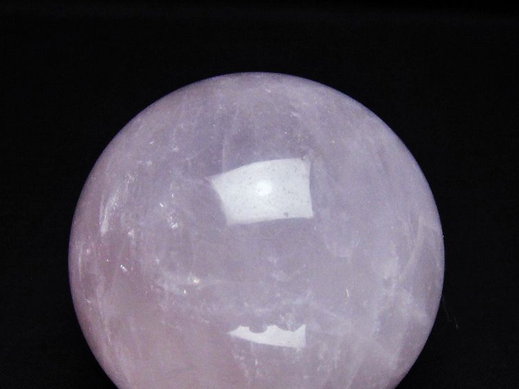 ローズクォーツ 丸玉 67mm [t456-15418] 2枚目