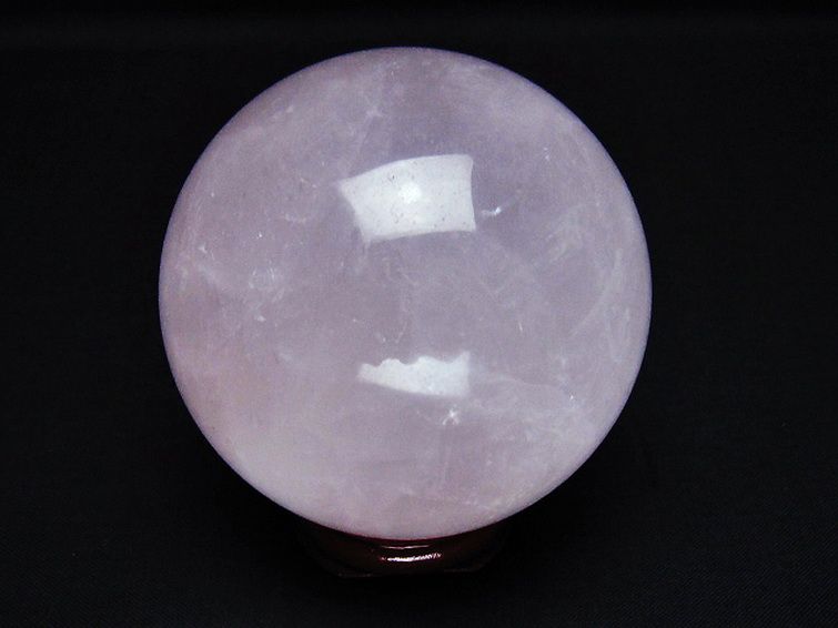 ローズクォーツ 丸玉 67mm [t456-15418] 3枚目
