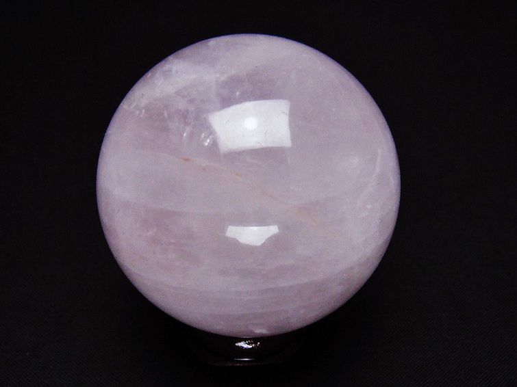 ローズクォーツ 丸玉 52mm [t456-15437] 3枚目