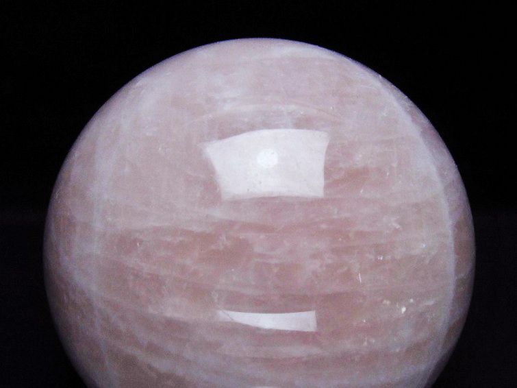 1.7Kg ローズクォーツ 丸玉 110mm [t456-15462] 2枚目