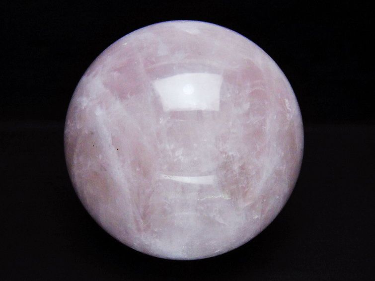 2.3Kg ローズクォーツ 丸玉 120mm [t456-15469] 1枚目