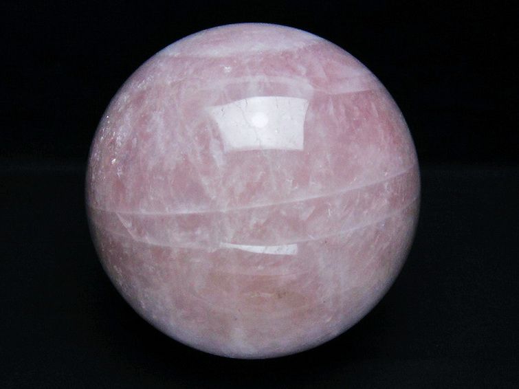 2.6Kg ローズクォーツ 丸玉 125mm [t456-15472] 1枚目