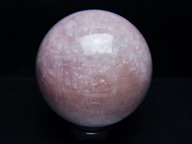 2.6Kg ローズクォーツ 丸玉 125mm [t456-15472] 3枚目