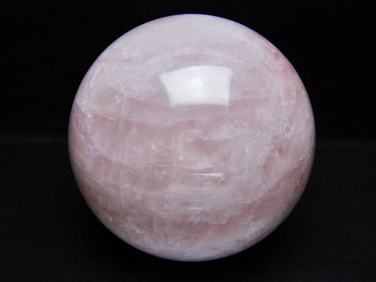 3Kg ローズクォーツ 丸玉 130mm [t456-15476] 1枚目