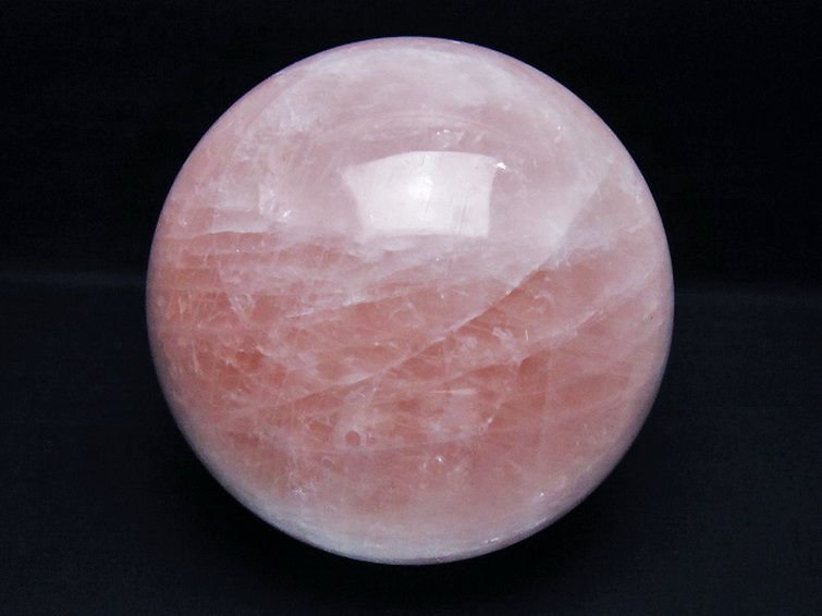 3.3Kg ローズクォーツ 丸玉 135mm [t456-15482] 1枚目
