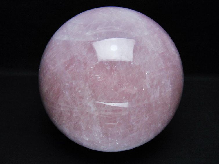 2.8Kg ローズクォーツ 丸玉 130mm [t456-15493] 1枚目