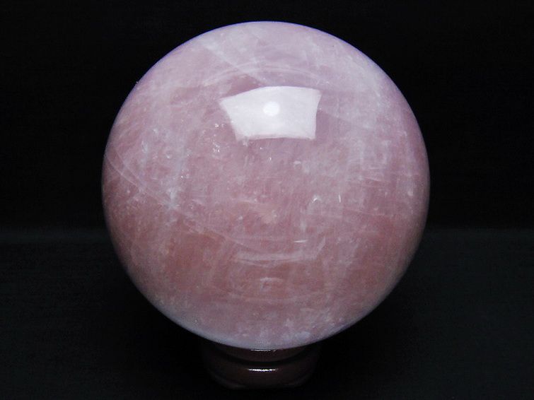 2.8Kg ローズクォーツ 丸玉 130mm [t456-15493] 3枚目