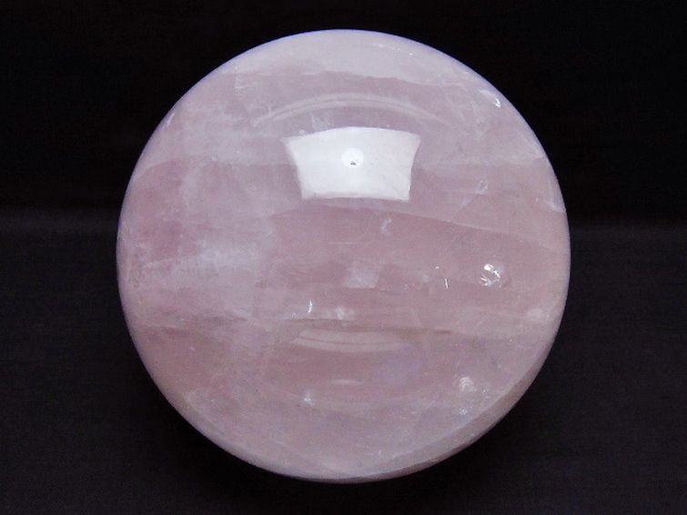 2.3Kg ローズクォーツ 丸玉 120mm [t456-15514] 1枚目