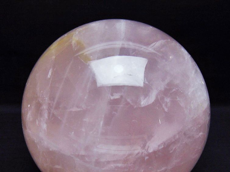 3.1Kg ローズクォーツ 丸玉 130mm [t456-15518] 2枚目