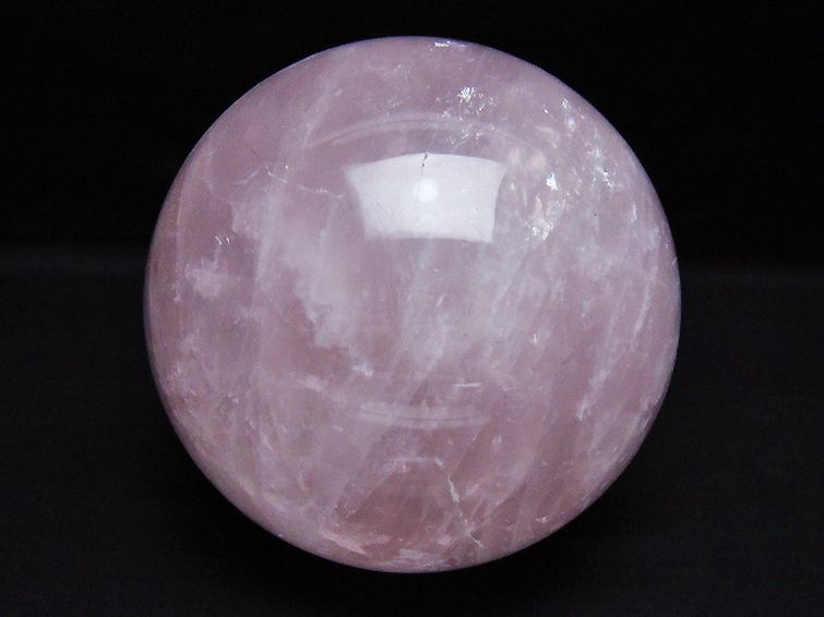 2.5Kg ローズクォーツ 丸玉 123mm [t456-15522] 1枚目