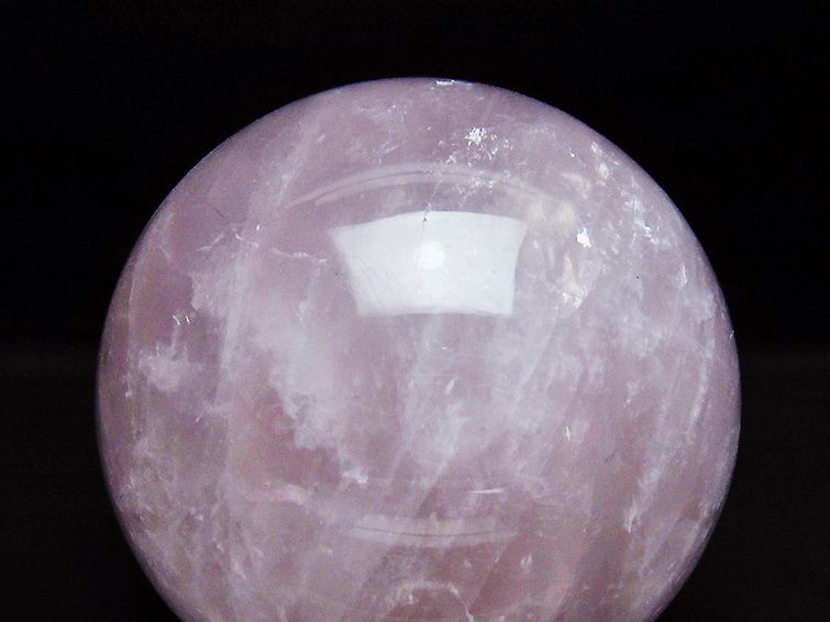 2.5Kg ローズクォーツ 丸玉 123mm [t456-15522] 2枚目