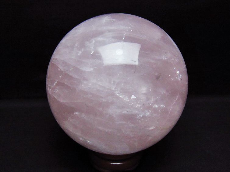 2.5Kg ローズクォーツ 丸玉 123mm [t456-15522] 3枚目