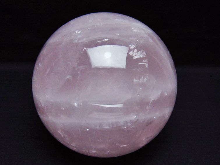 1.7Kg ローズクォーツ 丸玉 110mm [t456-15527] 1枚目