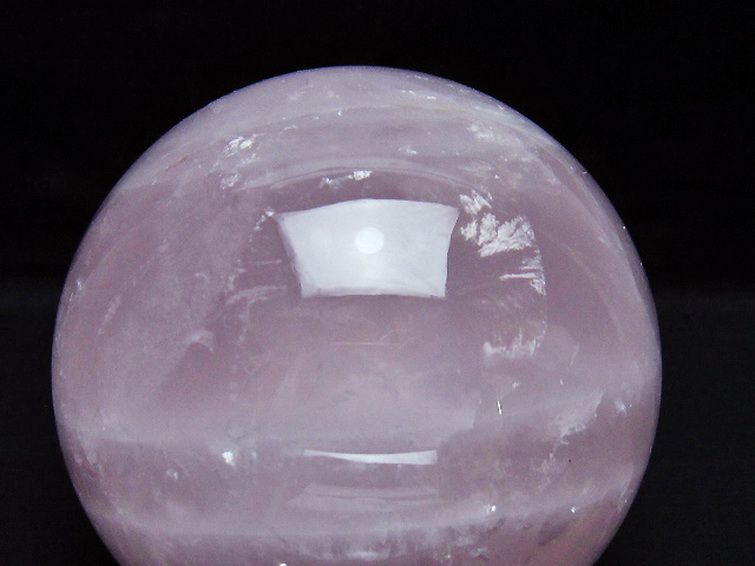 1.7Kg ローズクォーツ 丸玉 110mm [t456-15527] 2枚目