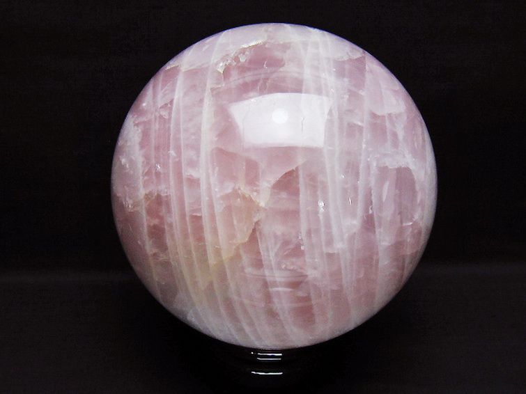 5.4Kg ローズクォーツ 丸玉 160mm [t456-15544] 3枚目