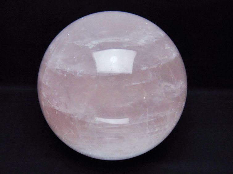 4.3Kg ローズクォーツ 丸玉 150mm [t456-15548] 1枚目
