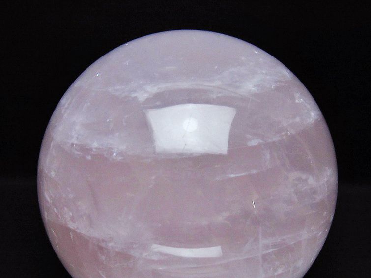 4.3Kg ローズクォーツ 丸玉 150mm [t456-15548] 2枚目