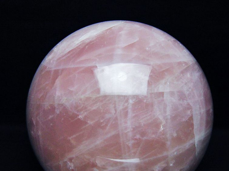 7.7Kg ローズクォーツ 丸玉 180mm [t456-15552] 2枚目