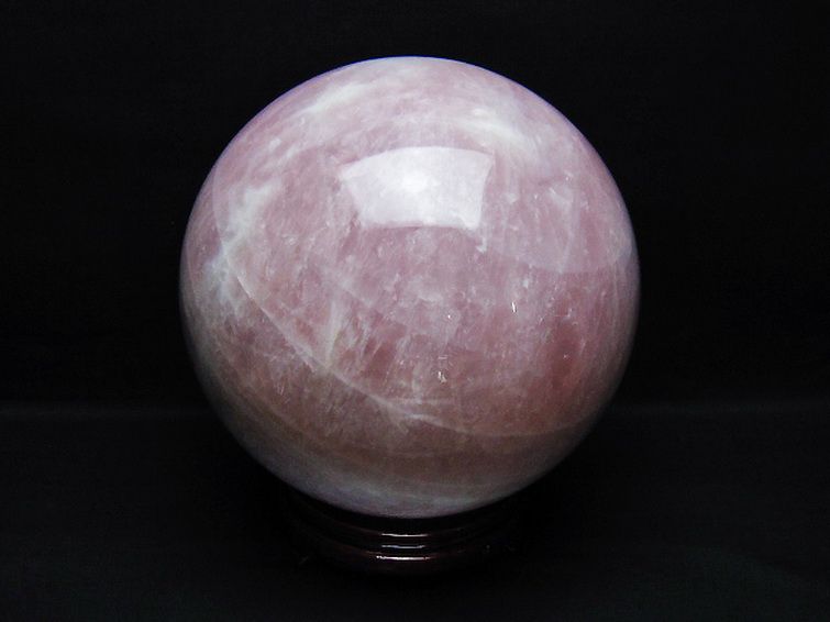 12.2Kg ローズクォーツ 丸玉 210mm [t456-15553] 3枚目