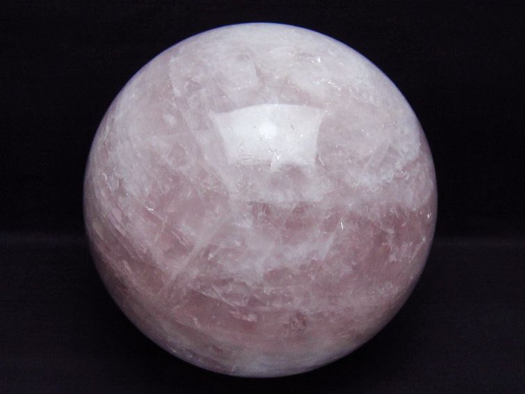 10Kg ローズクォーツ 丸玉 195mm [t456-15555] 1枚目