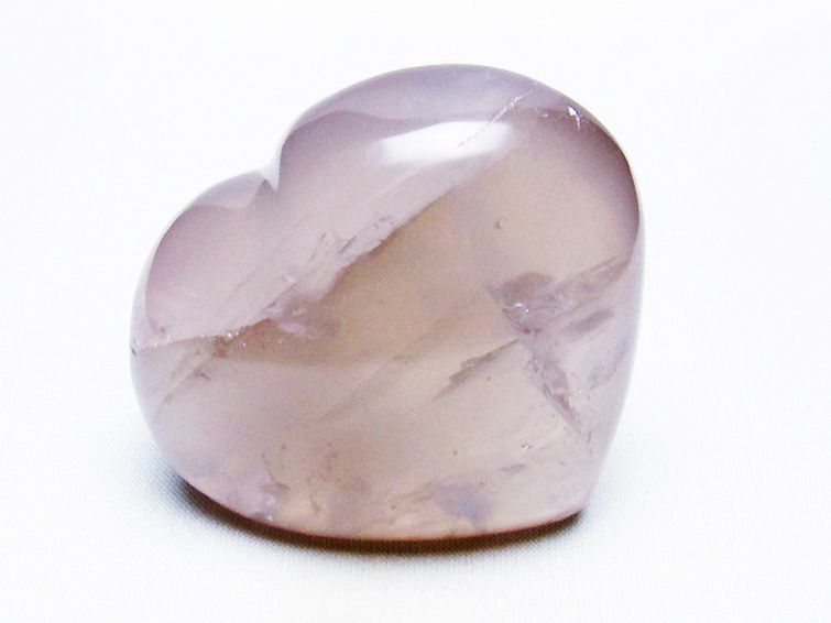 ローズクォーツハート 置物[T457-3950] 1枚目