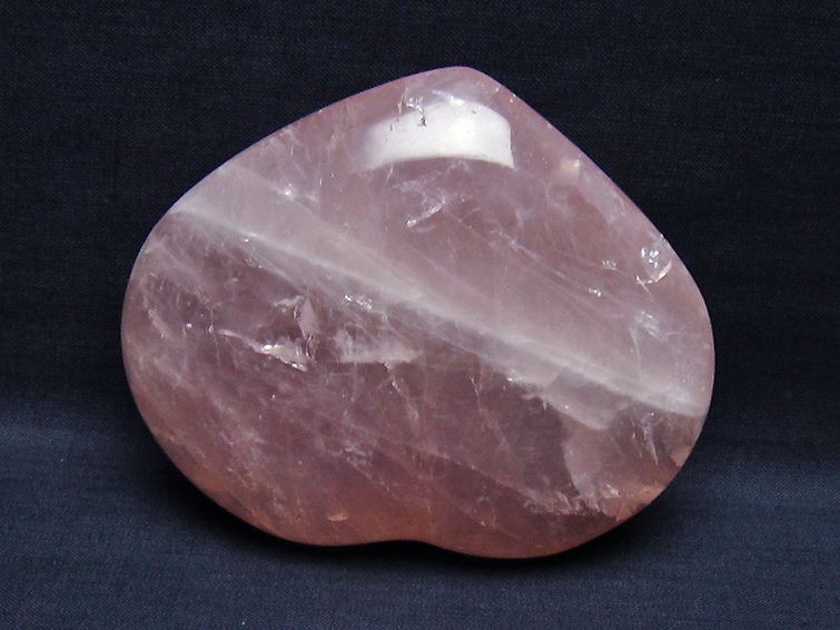 ローズクォーツハート 置物 [t457-4391] 3枚目