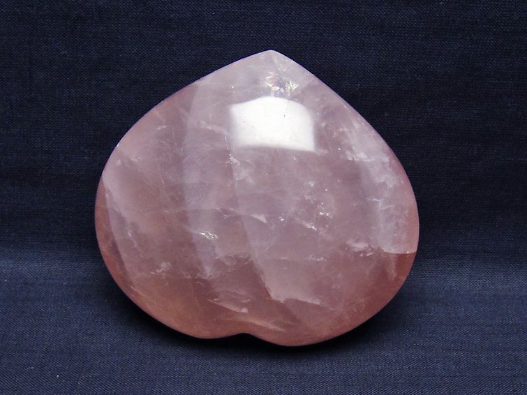 ローズクォーツハート 置物 [t457-4443] 3枚目