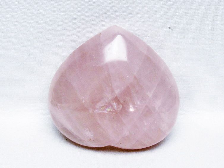 ローズクォーツハート 置物 [t457-4527] 3枚目