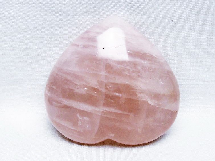 ローズクォーツハート 置物 [t457-4541] 3枚目