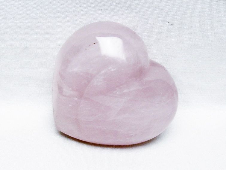 ローズクォーツハート 置物 [t457-4542] 2枚目