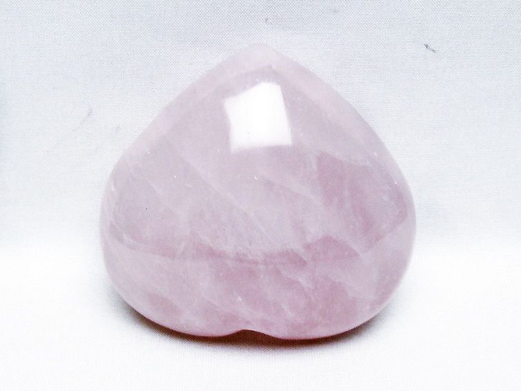 ローズクォーツハート 置物 [t457-4542] 3枚目