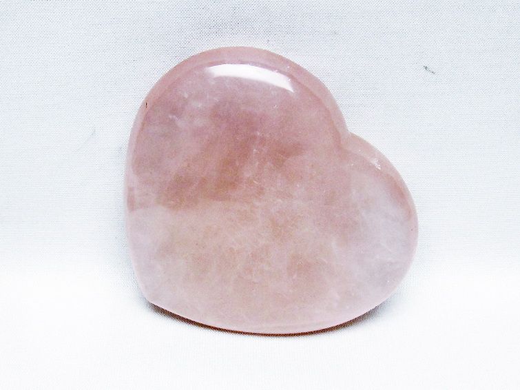 ローズクォーツハート 置物 [t457-4543] 2枚目