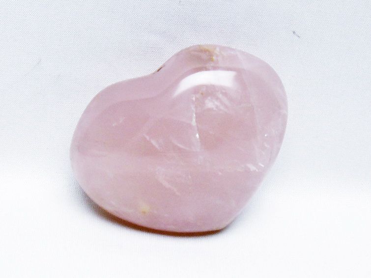 ローズクォーツハート 置物 [t457-4548] 2枚目