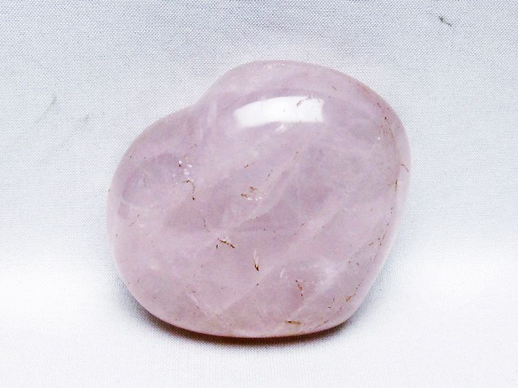 ローズクォーツハート 置物 [t457-4562] 2枚目