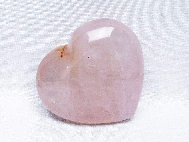 ローズクォーツハート 置物 [t457-4571] 2枚目
