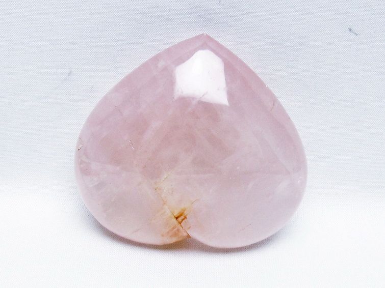 ローズクォーツハート 置物 [t457-4571] 3枚目