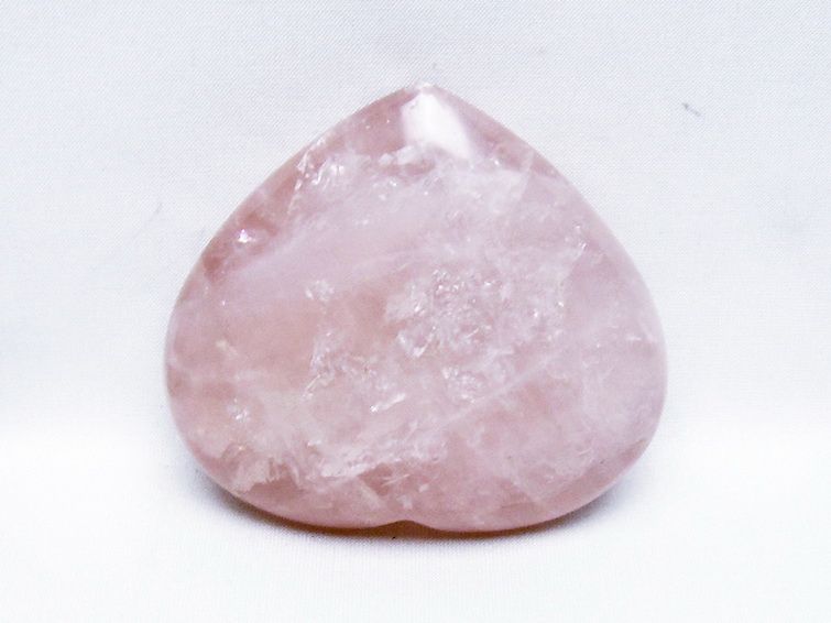 ローズクォーツハート 置物 [t457-4582] 3枚目