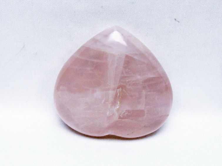 ローズクォーツハート 置物 [t457-4598] 3枚目