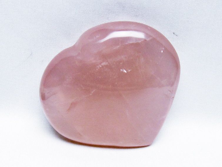 ローズクォーツハート 置物 [t457-4612] 2枚目