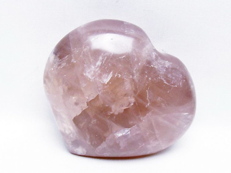 ローズクォーツハート 置物[T457-4635] 2枚目