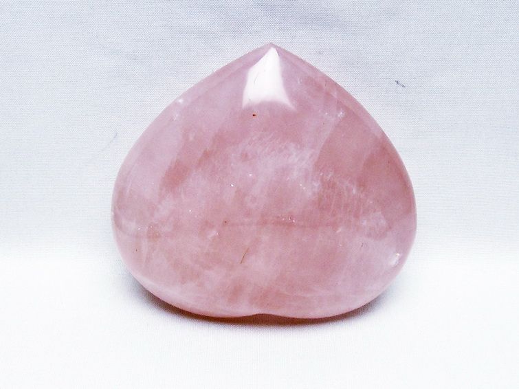 ローズクォーツハート 置物 [t457-4640] 3枚目