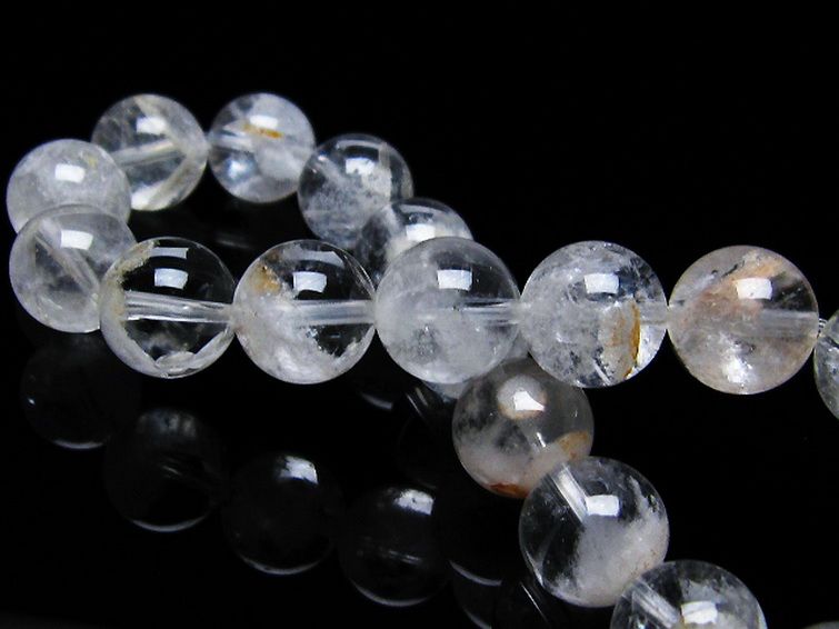 ラビットヘア ファントム 水晶 ブレスレット 10mm [T458-1012] 2枚目