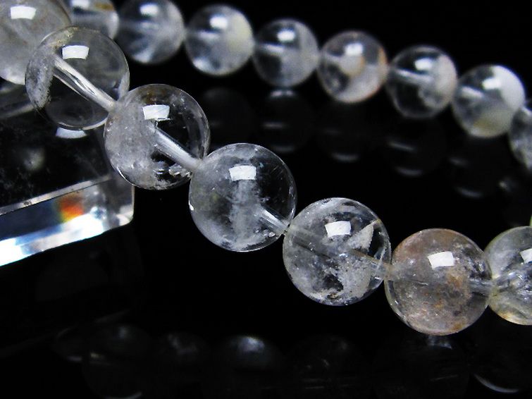 ラビットヘア ファントム 水晶 ブレスレット 10mm [T458-1012] 3枚目