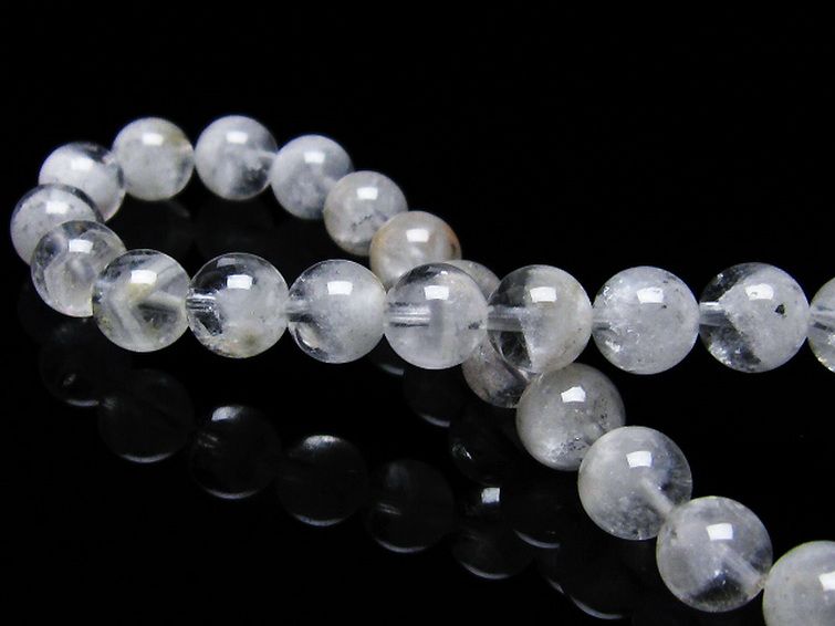 ラビットヘア ファントム 水晶 ブレスレット 8mm [T458-1056] 2枚目