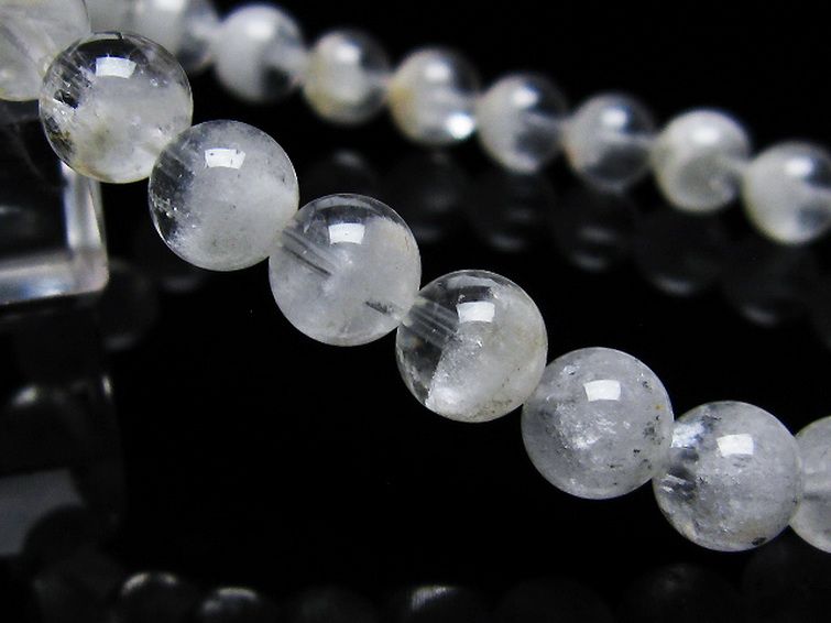 ラビットヘア ファントム 水晶 ブレスレット 8mm [T458-1056] 3枚目