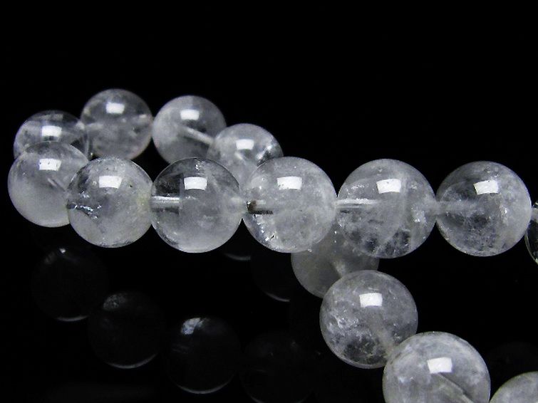 ラビットヘア ファントム 水晶 ブレスレット 11mm [T458-1143] 2枚目