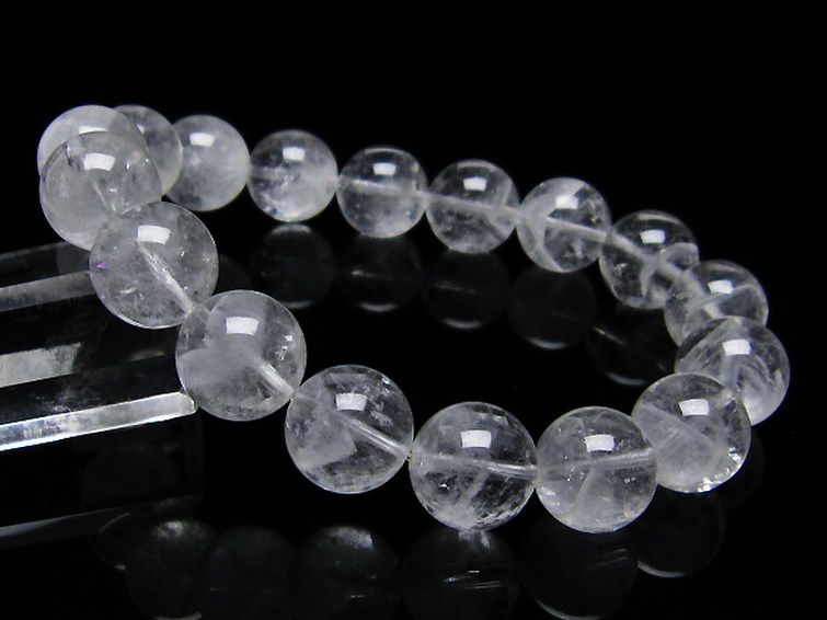 ラビットヘア ファントム 水晶 ブレスレット 13mm [T458-1154] 1枚目