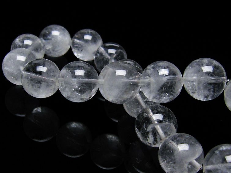 ラビットヘア ファントム 水晶 ブレスレット 13mm [T458-1154] 2枚目