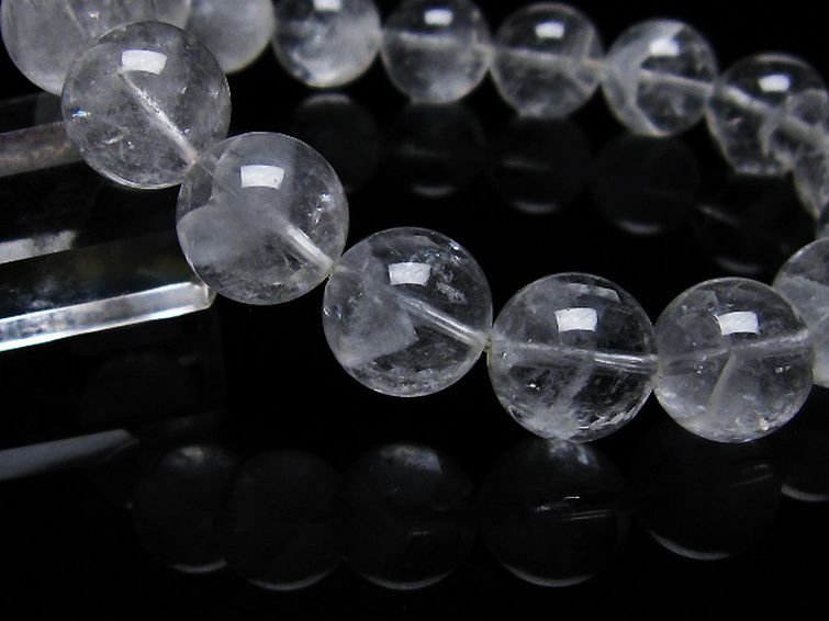 ラビットヘア ファントム 水晶 ブレスレット 13mm [T458-1154] 3枚目